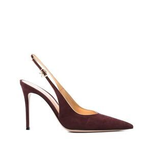 Gianvito Rossi Women 95Mm Suede Slingback Pumps